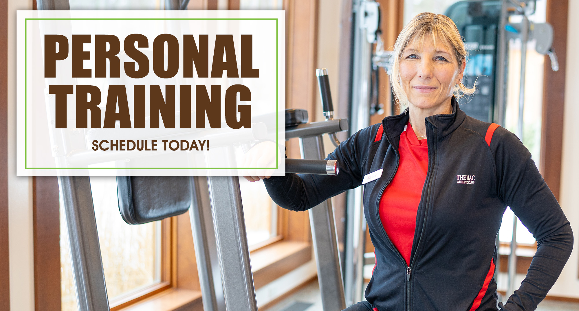 Schedule your personal training appointment today!