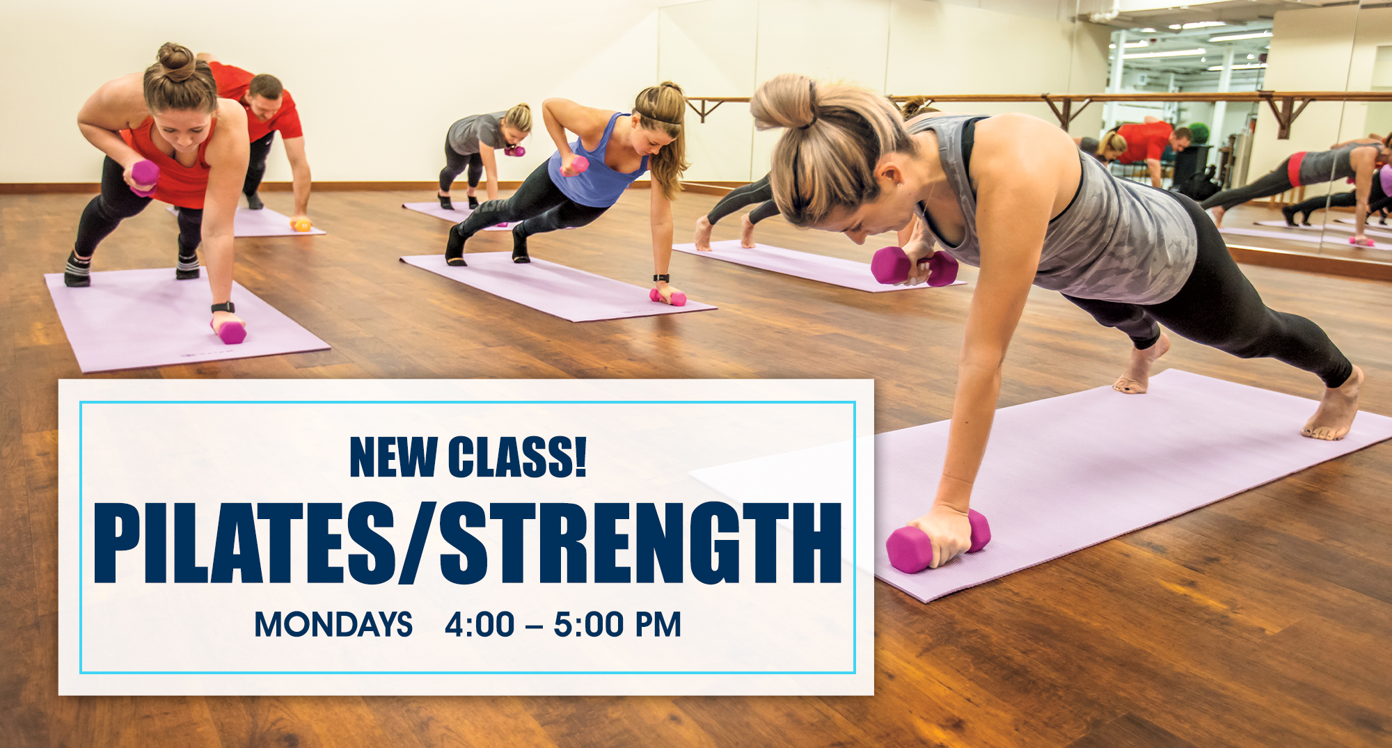 Pilates/Strength– Combines traditional yoga poses with strength training.