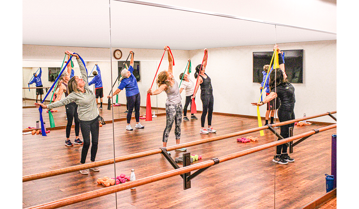 Join a class to get fit and have fun.