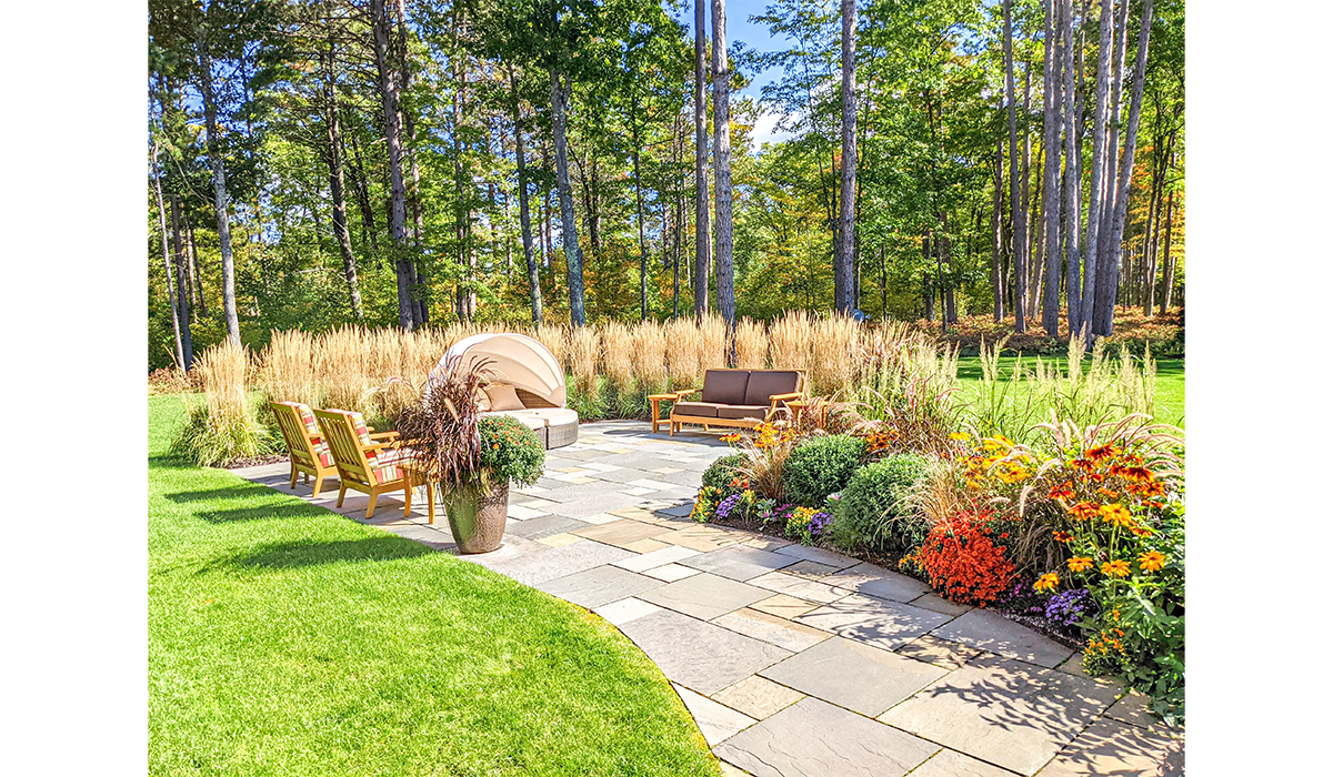 Take in the scenic Northwoods view from our private patio.