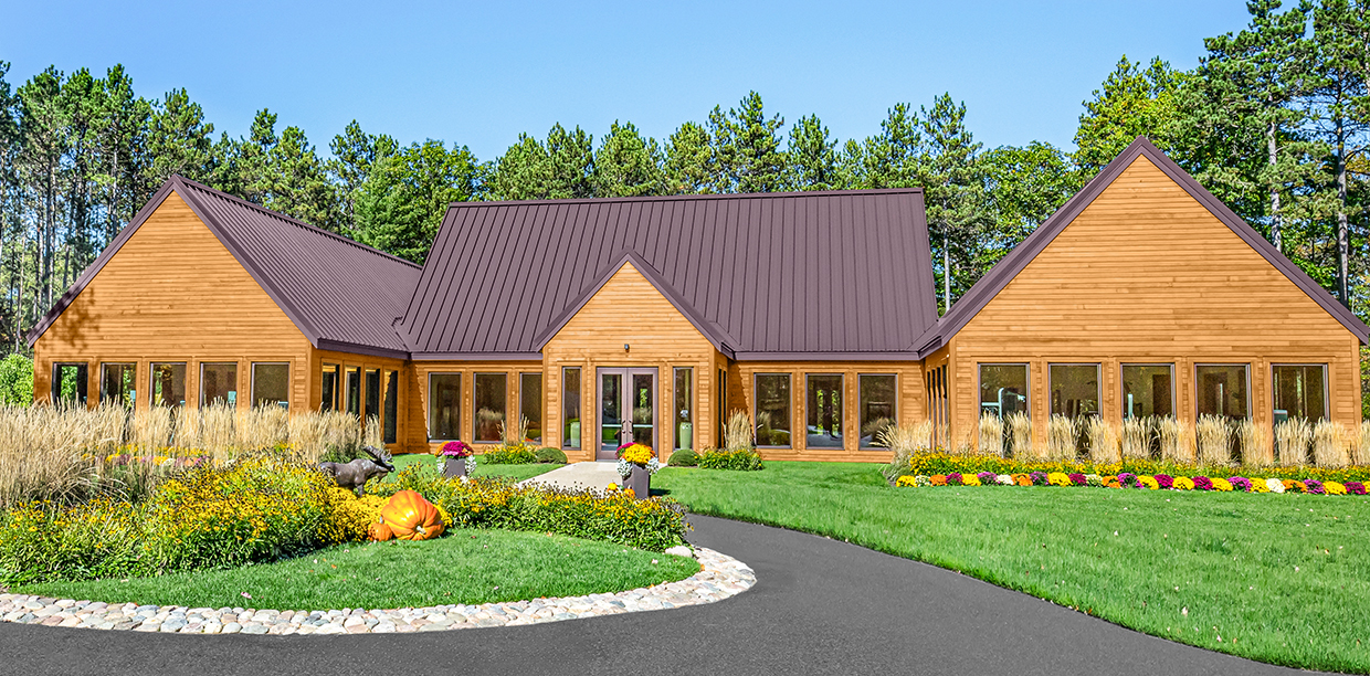 Upscale athletic club in the heart of the Northwoods.