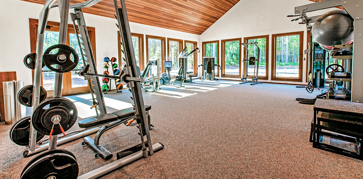 Upscale athletic club in the heart of the Northwoods.