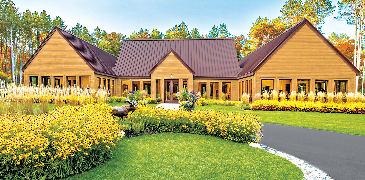 Upscale athletic club in the heart of the Northwoods.