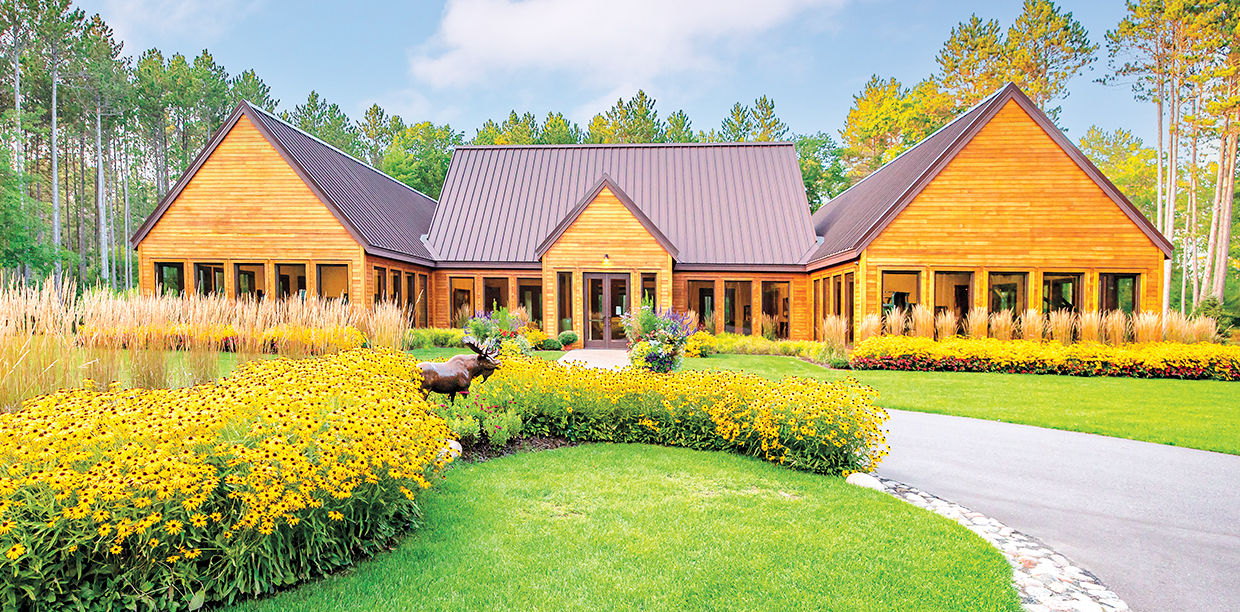 Upscale athletic club in the heart of the Northwoods.