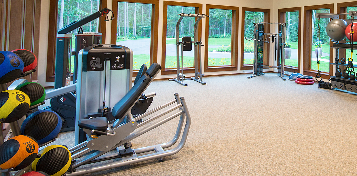 Upscale athletic club in the heart of the Northwoods.