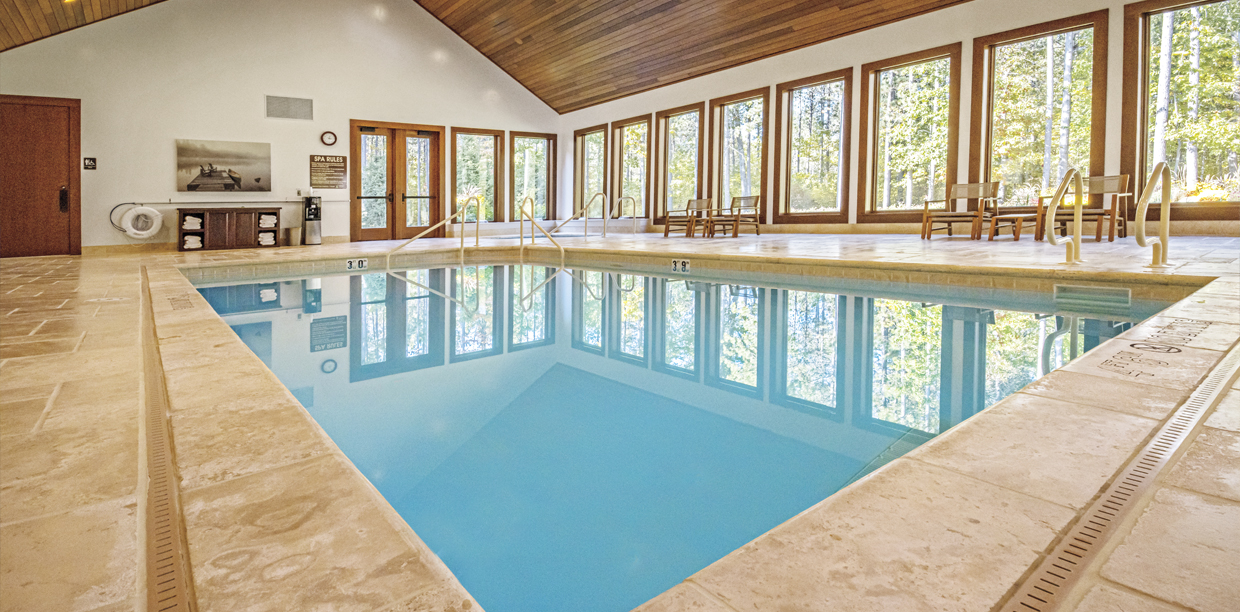 Upscale athletic club in the heart of the Northwoods.