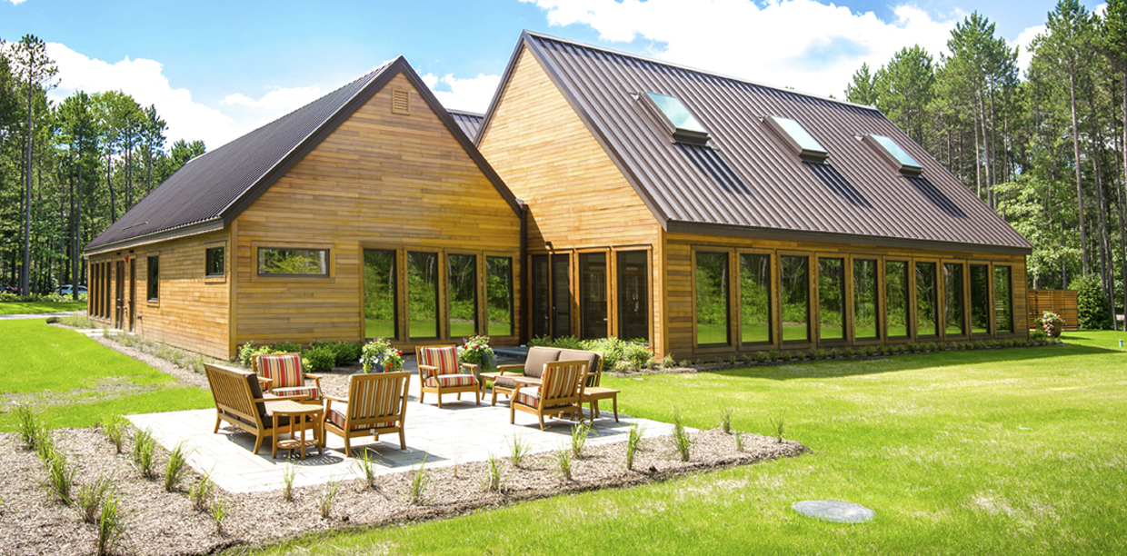 Upscale athletic club in the heart of the Northwoods.