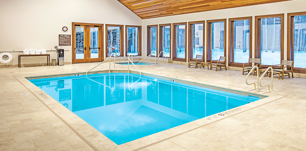 Upscale athletic club in the heart of the Northwoods.