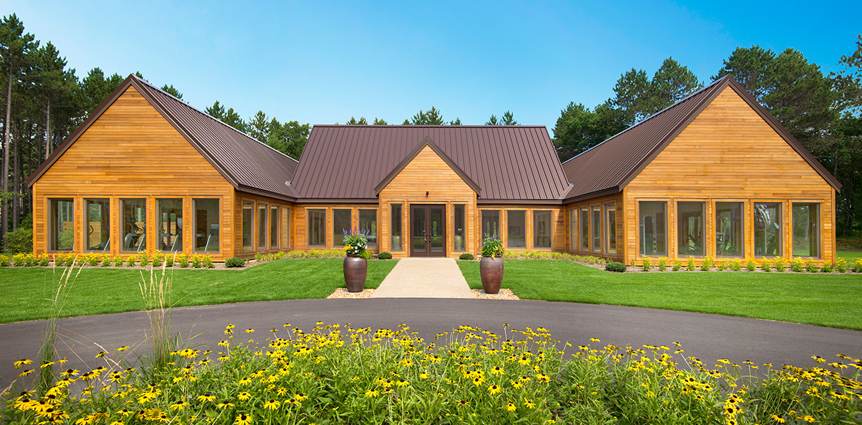 Upscale athletic club in the heart of the Northwoods.