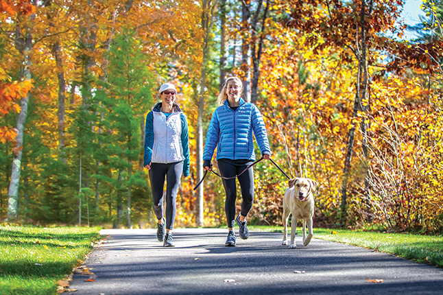 Enjoy the groomed trails.