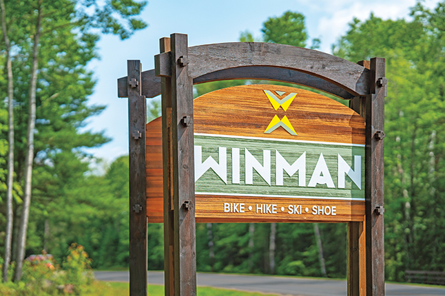 WinMan Trails system spans 1,300 acres.